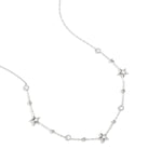 Necklace with stars and stones