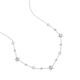 Necklace with stars and stones