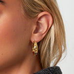 Trendy Star Hoops earrings