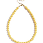 Necklace with medium beads-10mm
