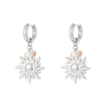 Stainless Steel Drop Earrings Sun/Moon Casual Daily Simple Series Women's jewelry