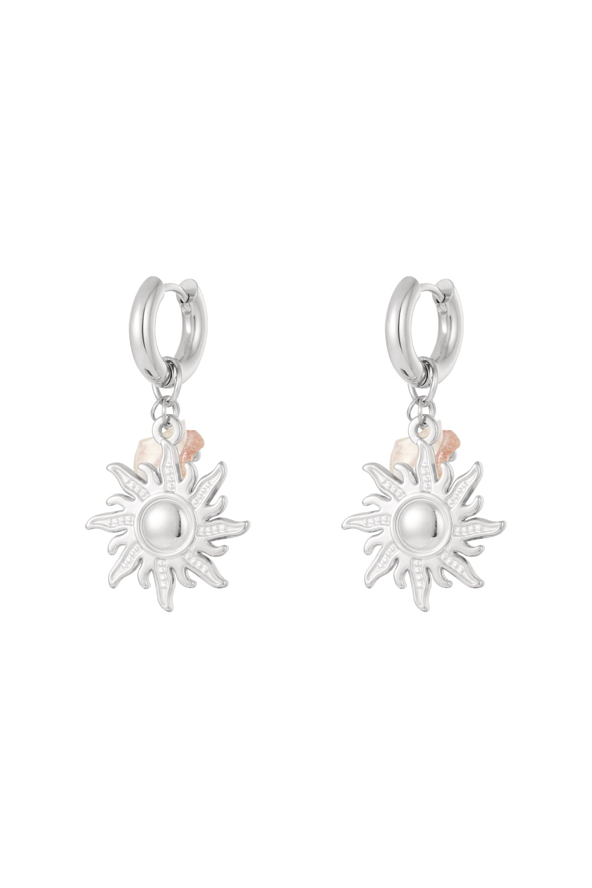 Stainless Steel Drop Earrings Sun/Moon Casual Daily Simple Series Women's jewelry