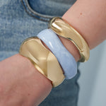 Golden sway bangle