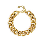 Statement link bracelet