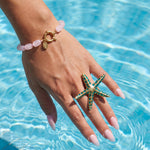 Stainless Steel Statement Rings Starfish Vacation Holiday/Beach Romantic Series Women's jewelry