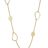 Stainless Steel Long Necklaces Irregular Shape Simple Daily Simple Series Women's jewelry