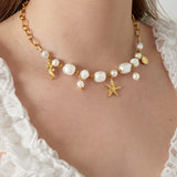 marine organism necklace