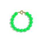 Bracelet with medium beads and front clasp-12mm