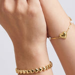 Bangle of hearts