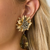 Drop Earrings Flower Vacation Gathering/Party Luxurious Series Women's jewelry