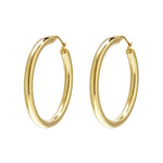 Stainless Steel Hoop Earrings circle Casual Daily Simple Series Women's jewelry
