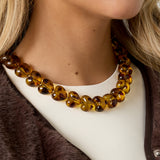 Acrylic Beaded Necklaces Leopard Print Retro Daily Classic Series Women's jewelry