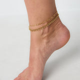 Stainless Steel Anklets Chain Casual Daily Simple Series Women's jewelry