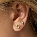 Stainless Steel Stud Earrings irregular shape Casual Daily Simple Series Women's jewelry