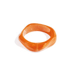 Acrylic Bangles Solid Color Casual Daily Simple Series Women's jewelry