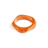 Acrylic Bangles Solid Color Casual Daily Simple Series Women's jewelry