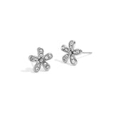 Stainless Steel Stud Earrings Flower Simple Daily Simple Series Women's jewelry