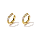 Stainless Steel Hoop Earrings Circle Simple Daily Simple Series Women's jewelry