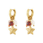 Stainless Steel Drop Earrings Star Casual Daily Simple Series Women's jewelry
