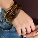 Acrylic Bangles Solid Color Casual Daily Simple Series Women's jewelry