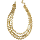 Layered necklaces with coins