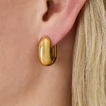  Hoop Earrings irregular shape rectangle Casual Daily Simple Series Women's jewelry