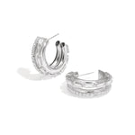 Iron Hoop Earrings circle Elegant Christmas Luxurious Series Women's jewelry