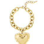 Bold heart Bracelet