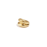 Double ring with structure