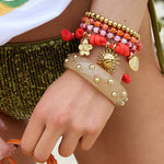 Bracelets with dotted detail