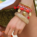 Bracelets with dotted detail