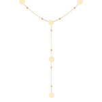 long necklace circles all over