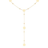 long necklace circles all over
