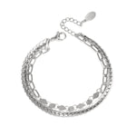 Double-layered bracelet Stainless Steel