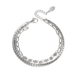 Double-layered bracelet Stainless Steel
