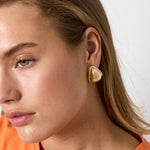Alloy Stud Earrings Droplet Retro Daily Simple Series Women's jewelry
