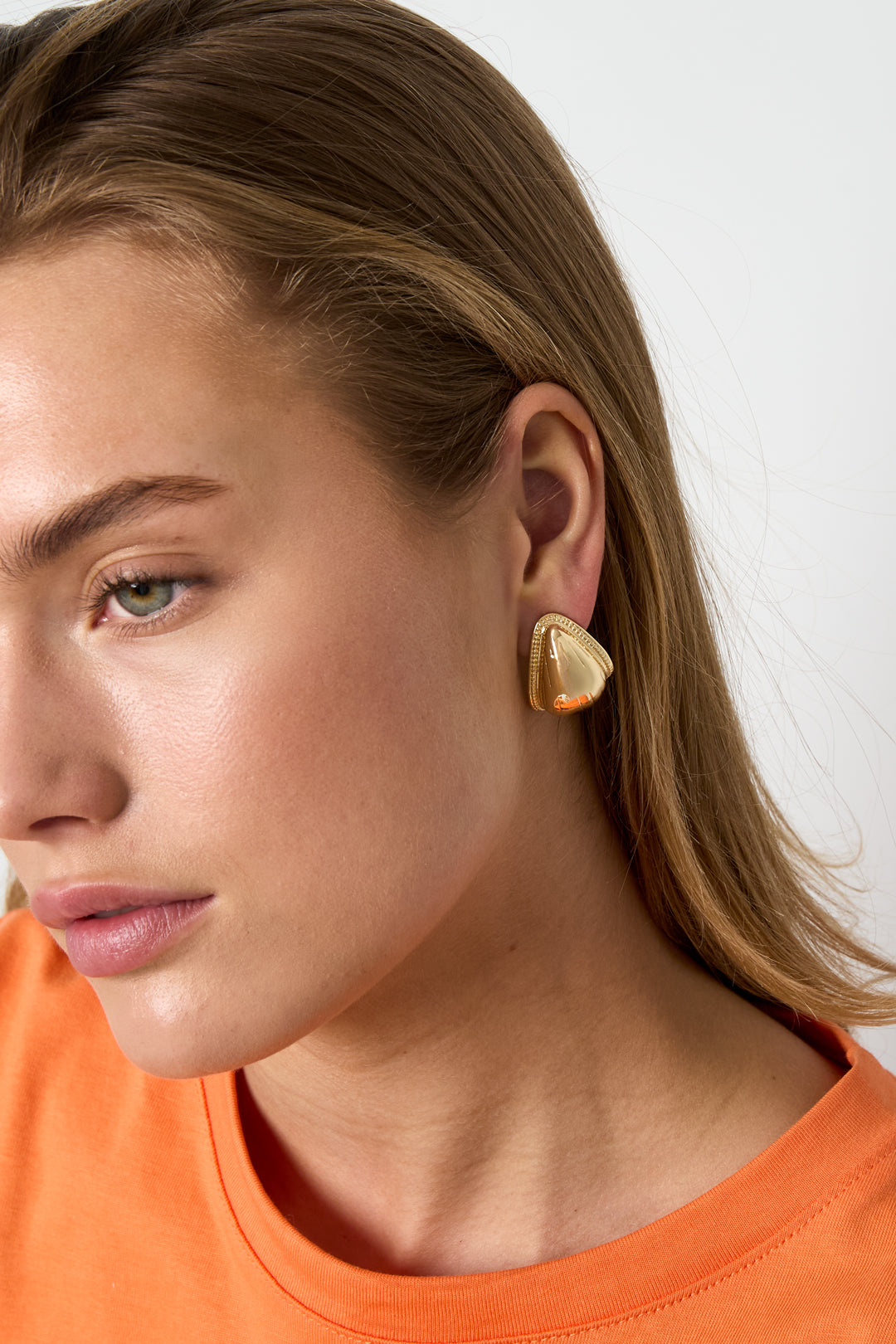 Alloy Stud Earrings Droplet Retro Daily Simple Series Women's jewelry
