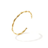 Stainless Steel Cuff Bracelets Lines Simple Daily Simple Series Women's jewelry