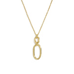Stainless Steel Pendant necklaces Ellipse Shape Simple Daily Simple Series Women's jewelry