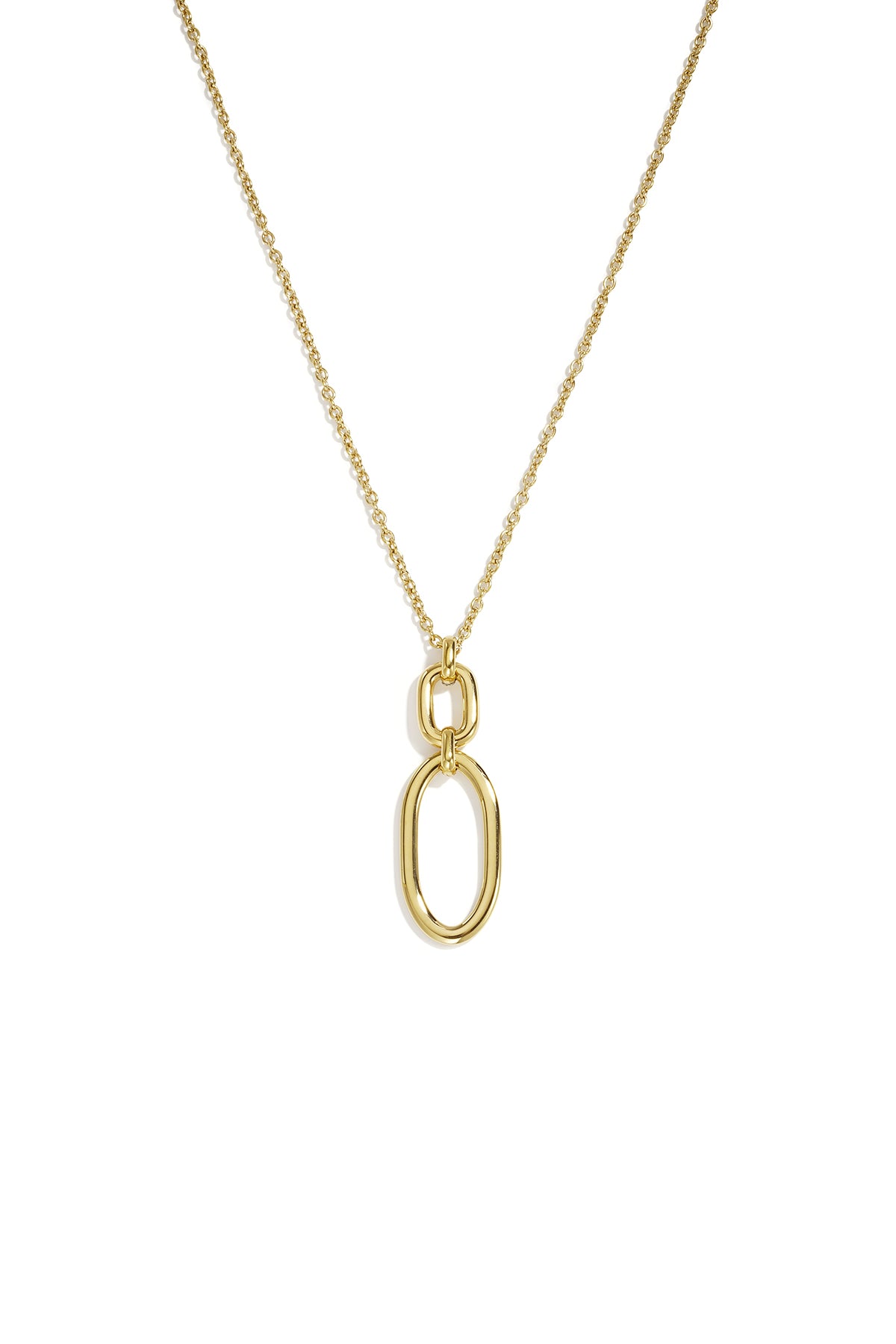 Stainless Steel Pendant necklaces Ellipse Shape Simple Daily Simple Series Women's jewelry