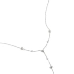 Y-line necklace with filled hearts