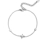 Stainless Steel Charm Bracelets Star Simple Daily Simple Series Women's jewelry