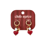 Stainless Steel Beads Earrings Heart Casual Daily  Women's jewelry