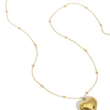 Stainless Steel Long Necklaces Heart Casual Daily Simple Series Women's jewelry