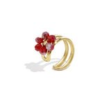 Stainless Steel Ear Cuffs Flower Casual Daily Simple Series Women's jewelry