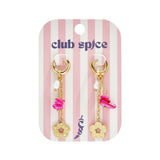 Stainless Steel Beads Earrings Flower Casual Daily Romantic Series Women's jewelry