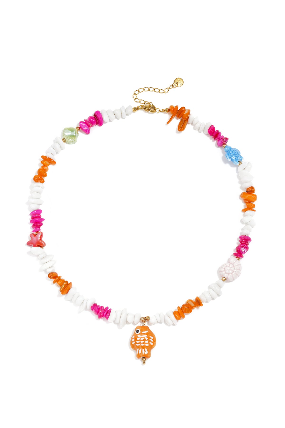 Ceramics Beaded Necklaces Fish Casual Daily Romantic Series Women's jewelry