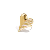 Stainless Steel Statement Rings Heart Casual Daily Romantic Series Women's jewelry