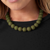 Necklace with large beads