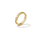 Ring with a row of empty hearts